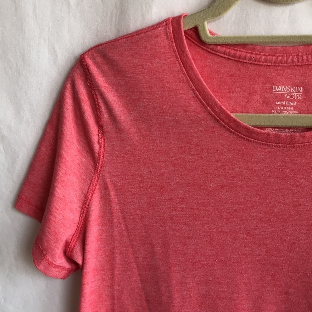 Danskin Now semifitted orange/white heather tee - Picture 2 of 7
